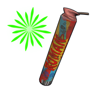 Green Roman Candle