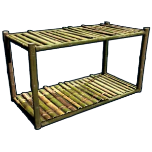 Half Height Bamboo Shelves